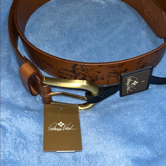 Patricia Nash Brown Leather Belt main image 2